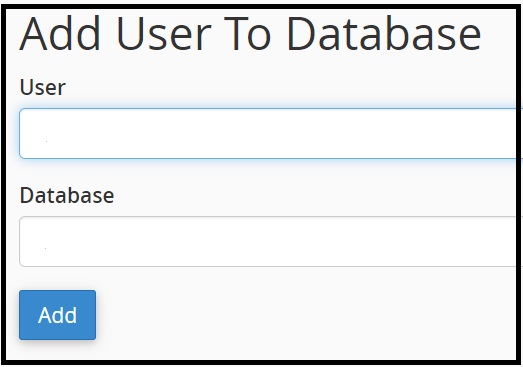 Add user to MySql Database